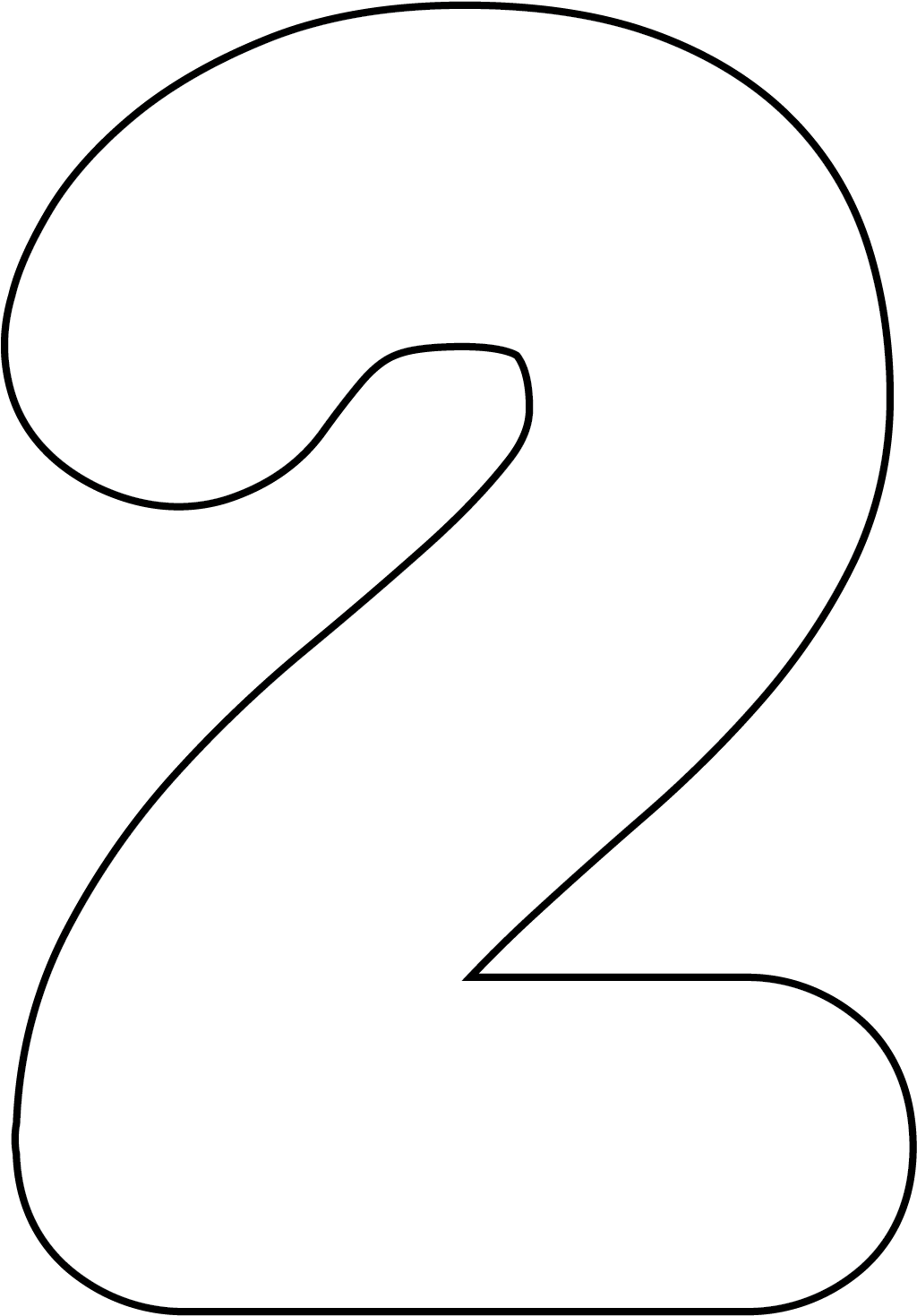Download HD It s As Easy As 1 2 3 To Use Our Free Printable Numbers Number Templates Transparent PNG Image NicePNG
