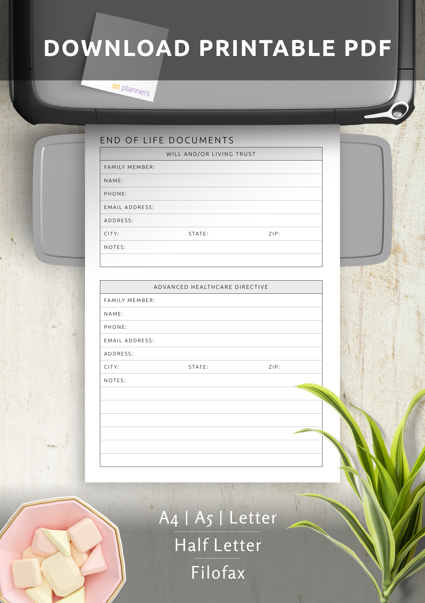 Download Printable End Of Life Documents PDF Download Printable End Of Life Documents PDF