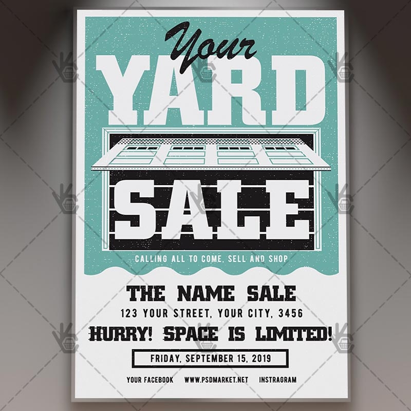 Download Yard Sale Flyer PSD Template PSDmarket