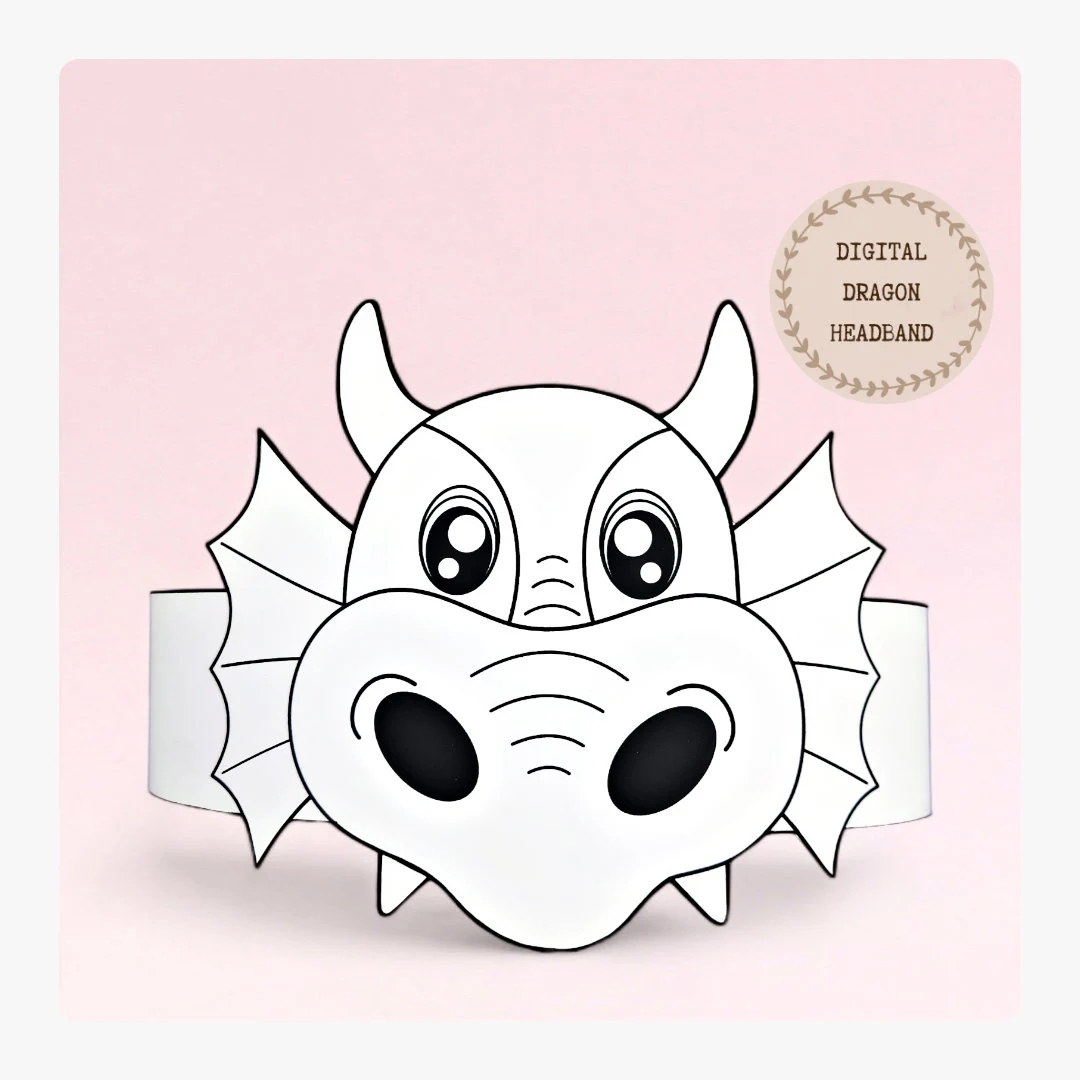 Printable Dragon Template