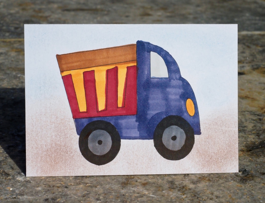 Truck Template Printable