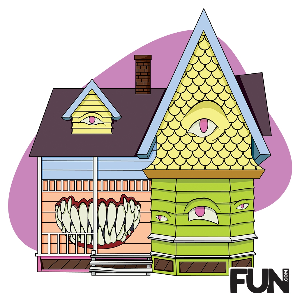 Printable Up House Template