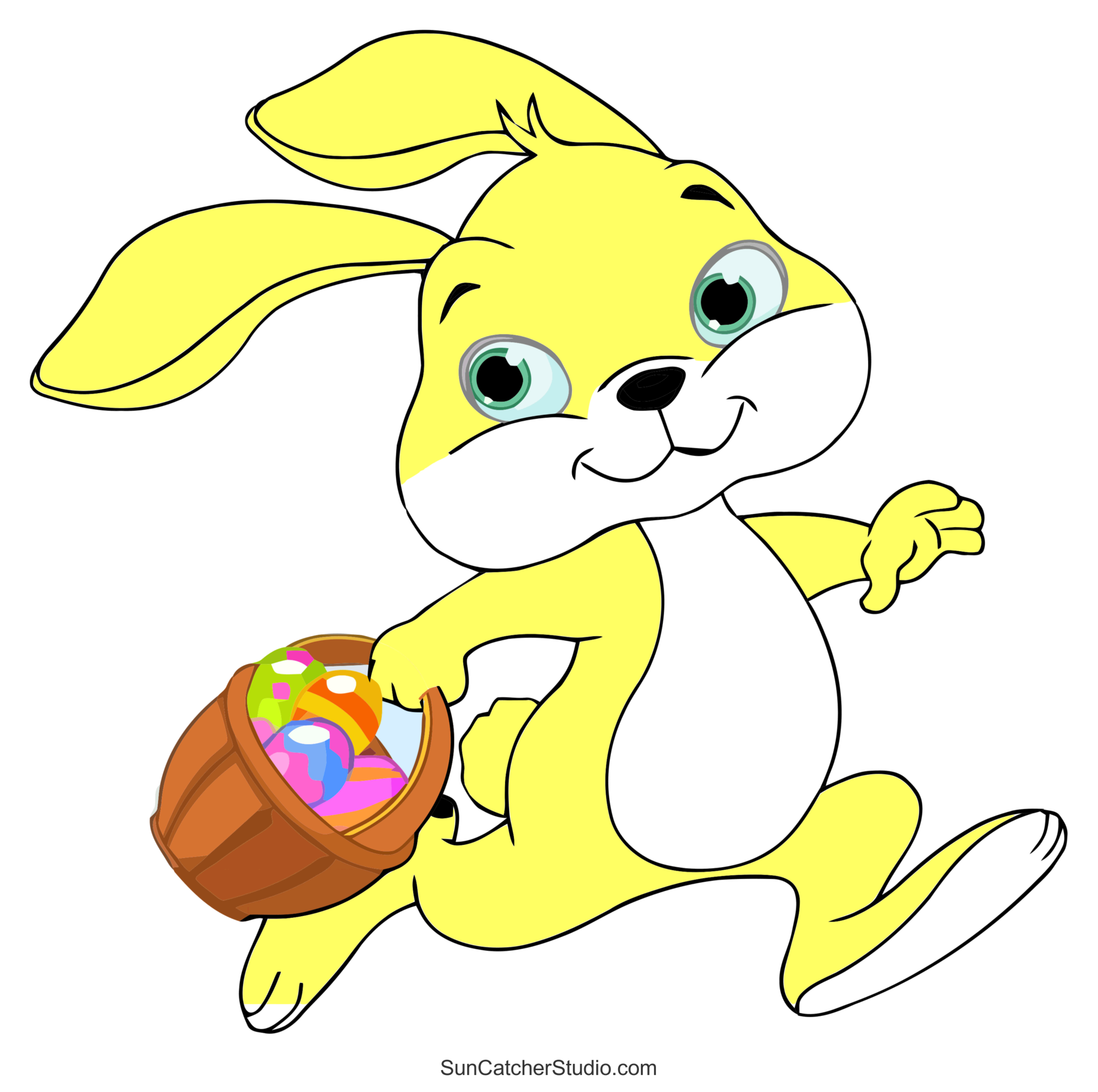 Easter Bunny Printable Template