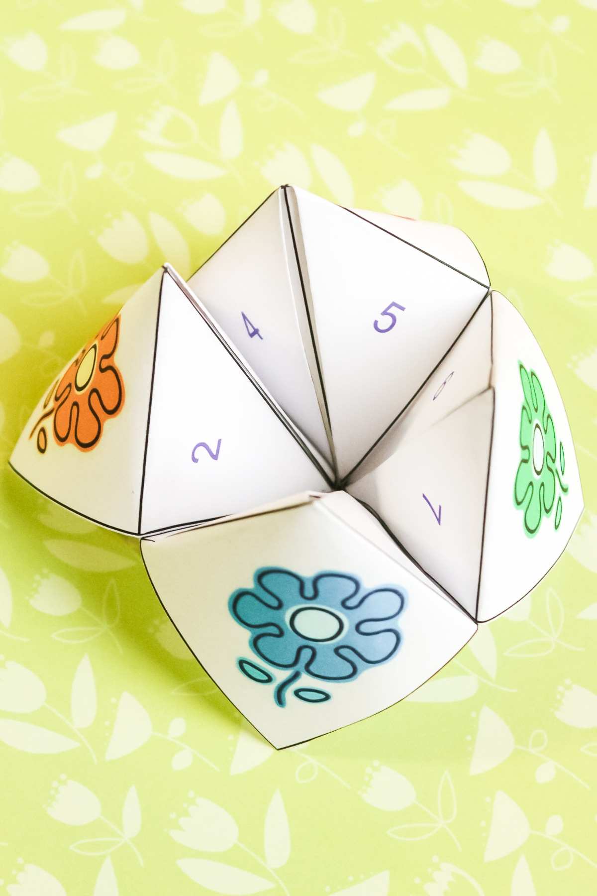 Easy Mother s Day Fortune Teller Craft Free Printable Angie Holden The Country Chic Cottage
