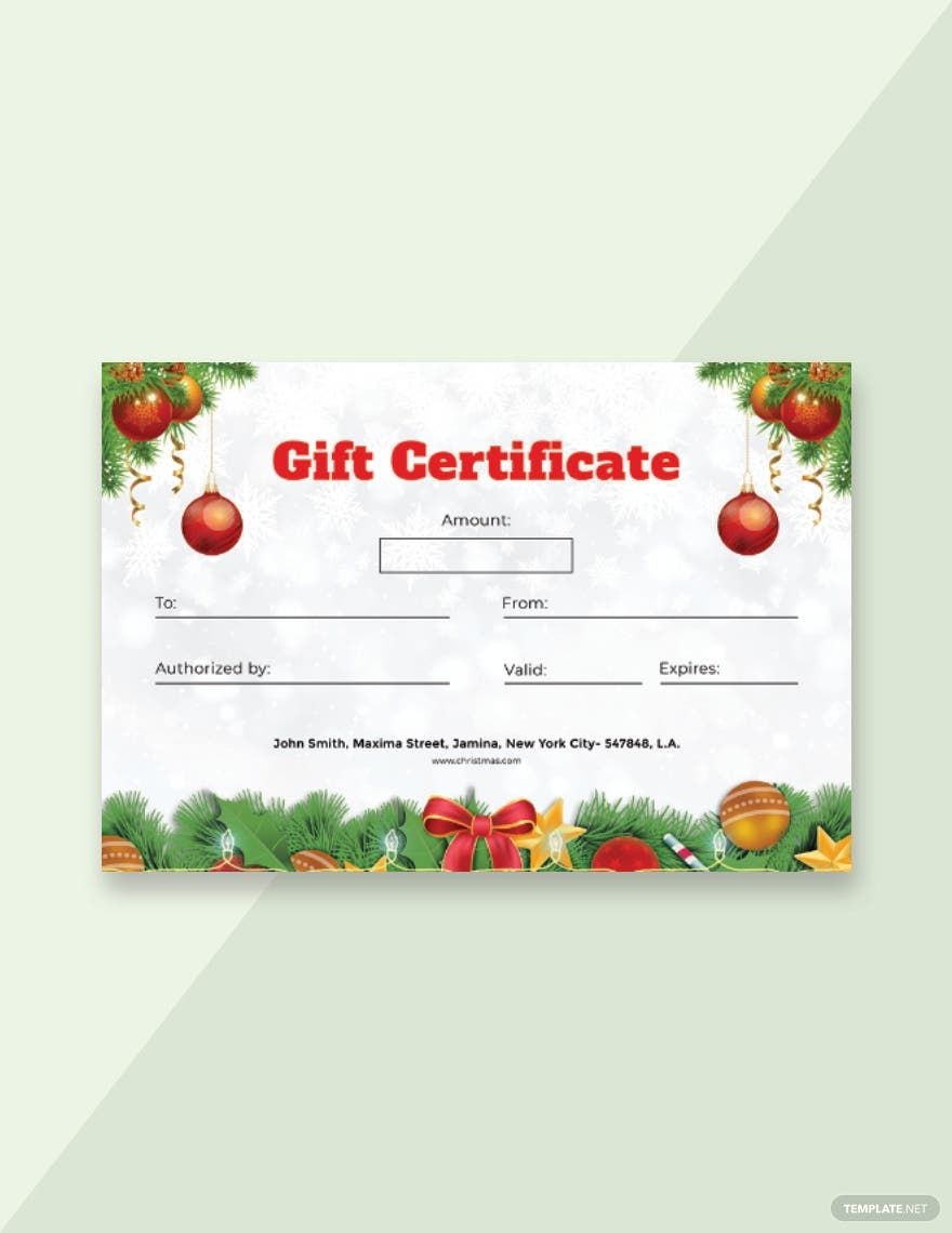 Editable Christmas Certificate Templates In Word To Download Editable Christmas Certificate Templates In Word To Download
