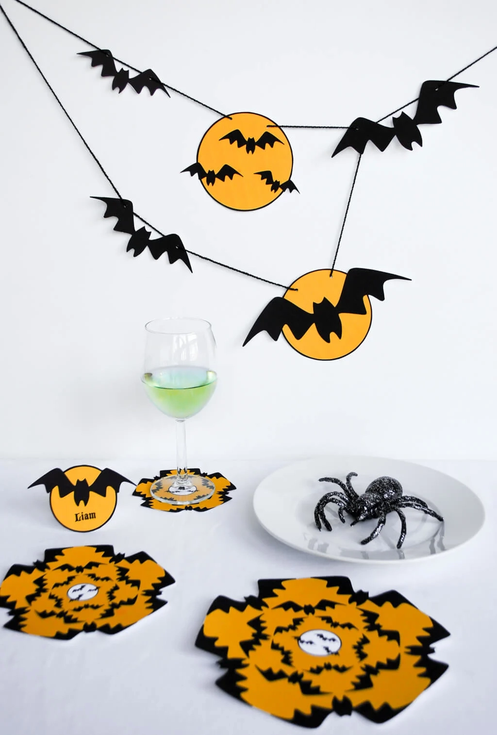 Eek Bats Printable Halloween Party Decorations Merriment Design