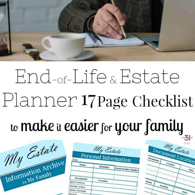 End of Life Checklist Make It Easier For Your Family End of Life Checklist Make It Easier For Your Family
