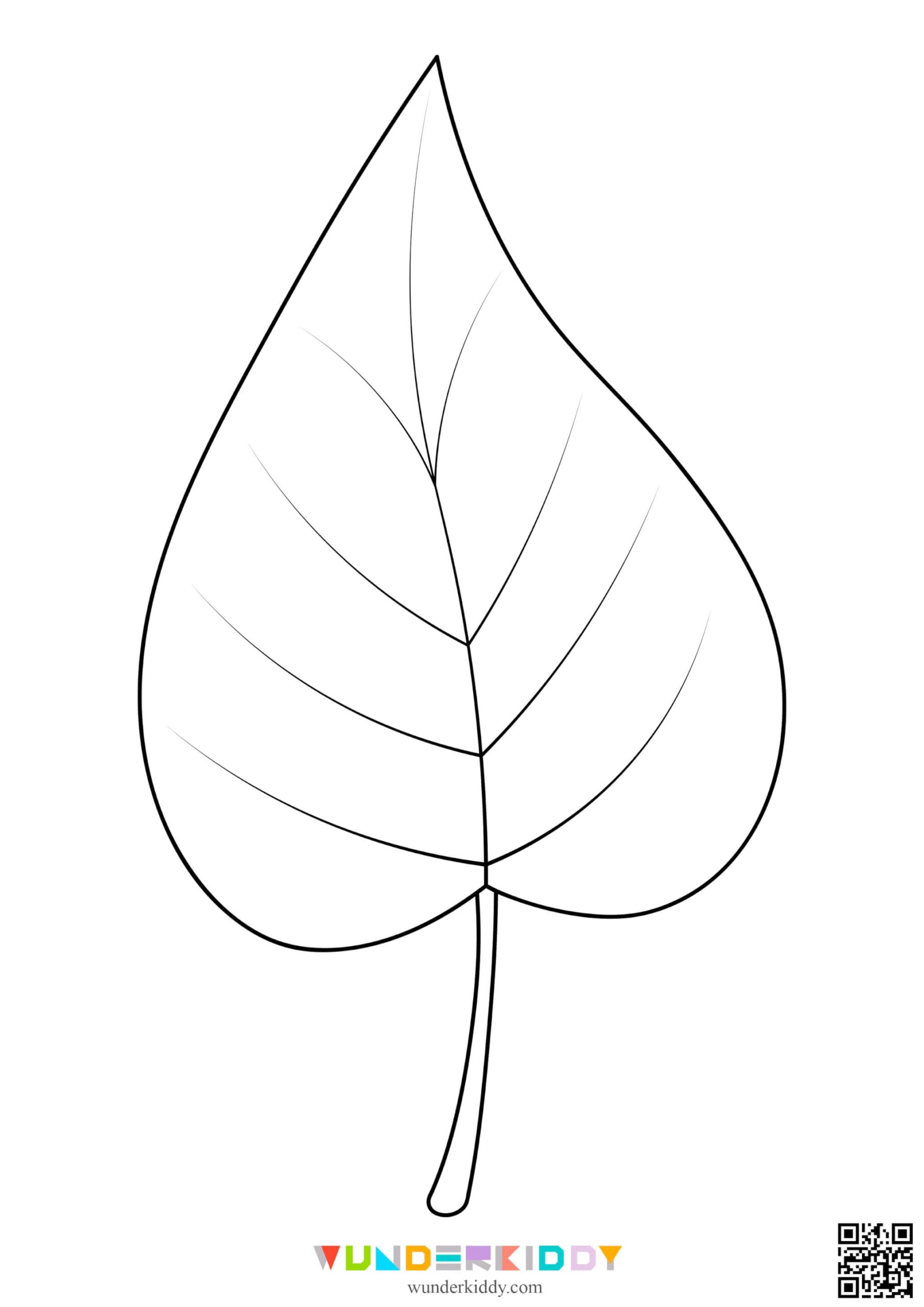 Fall Leaves Template Free Printable For Kids Craft Worksheets Library