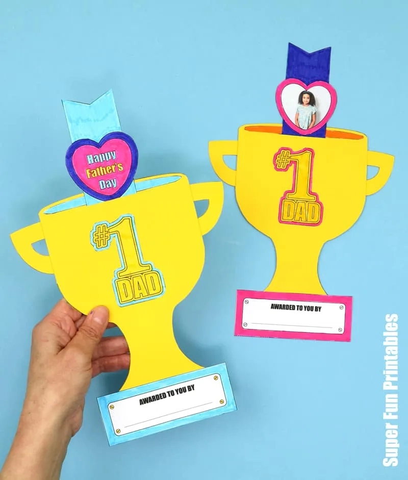 Fathers Day Trophy Card The Craft Train