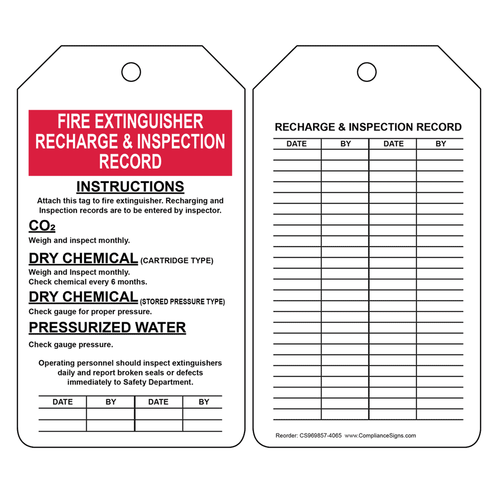 Fire Extinguisher Deals Inspection Record