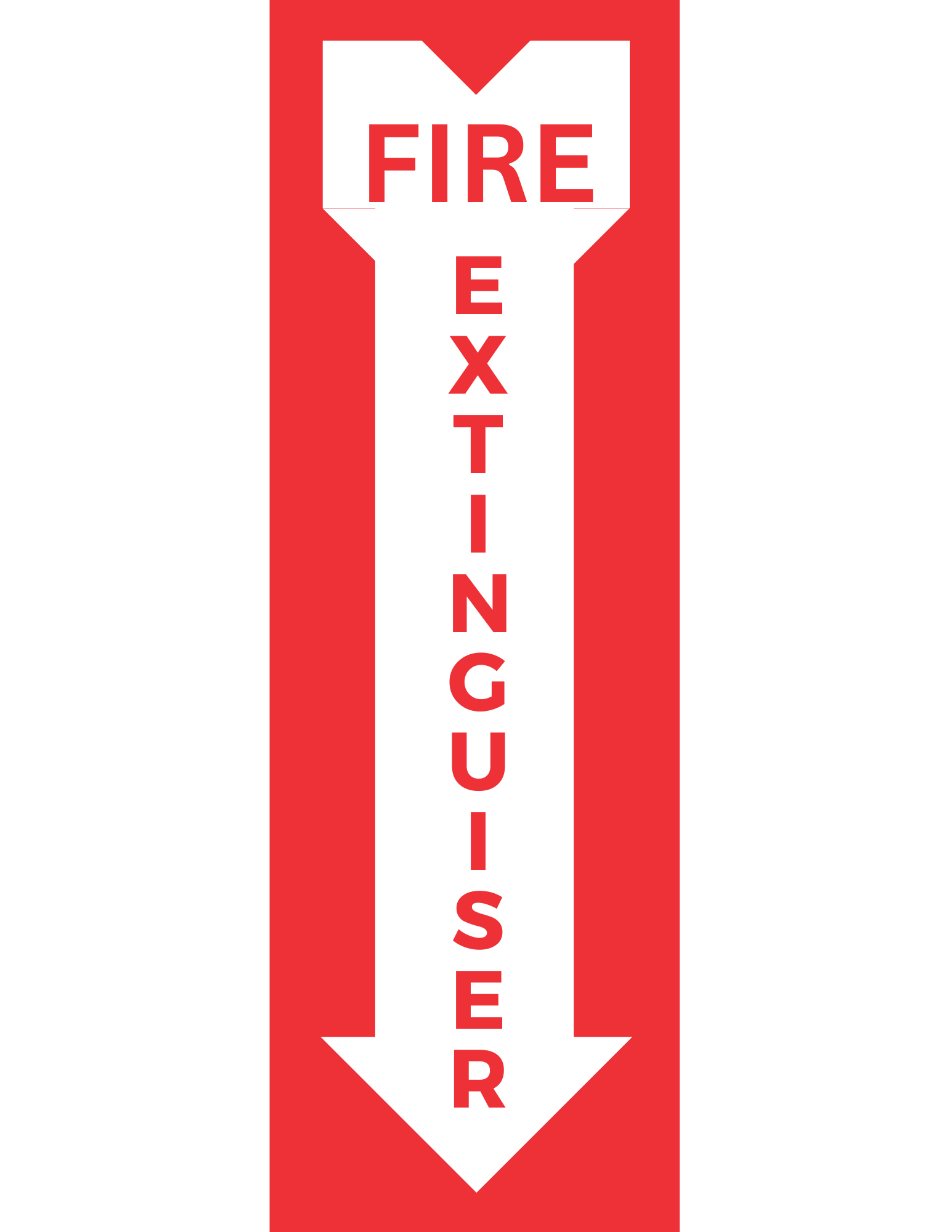 Fire Extinguisher Down Arrow Template Printable Templates Free PDF Downloads 