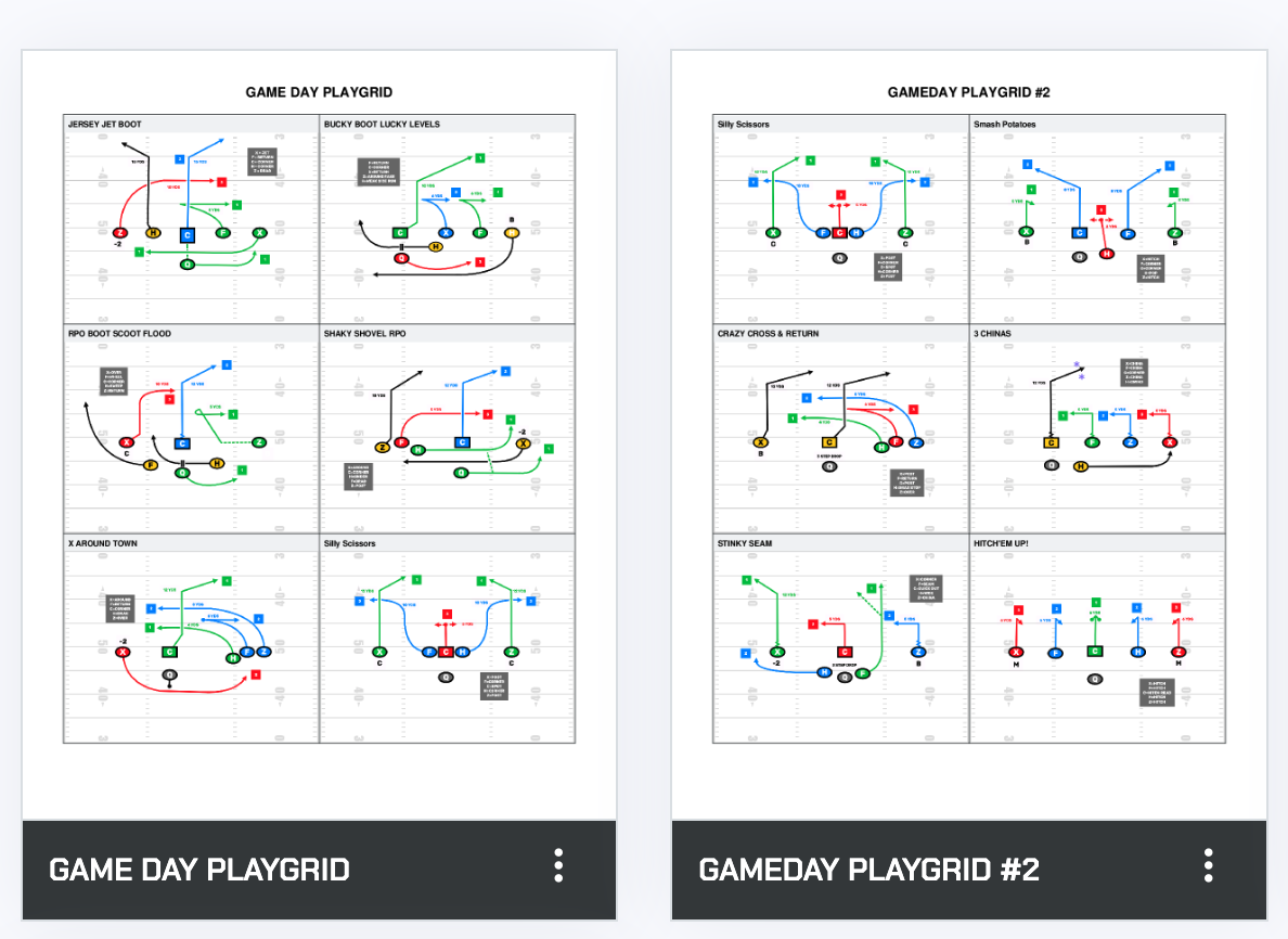 Flag Football PlayGrids Wristband Sheets FirstDown PlayBook Flag Football PlayGrids Wristband Sheets FirstDown PlayBook