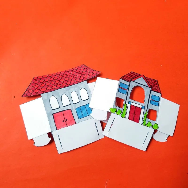 Foolproof Free Printable Paper Houses For Kids And Grown ups 