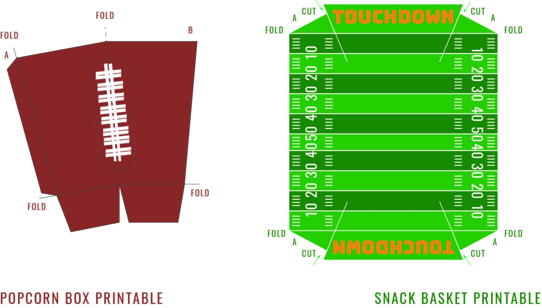 Football Field 10 Free PDF Printables Printablee