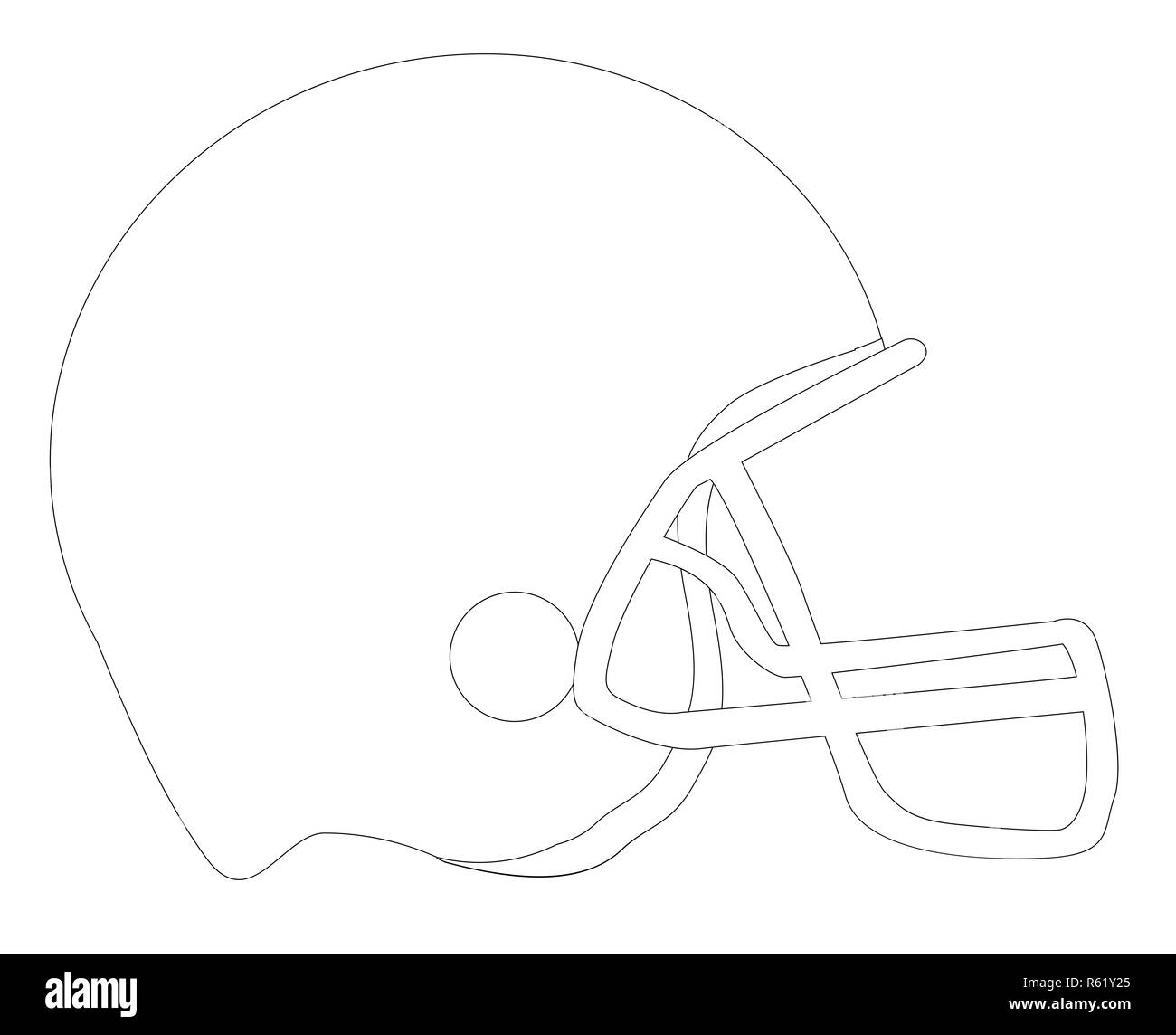 Football Helmet Outline Sketch Stock Photo Alamy Football Helmet Outline Sketch Stock Photo Alamy