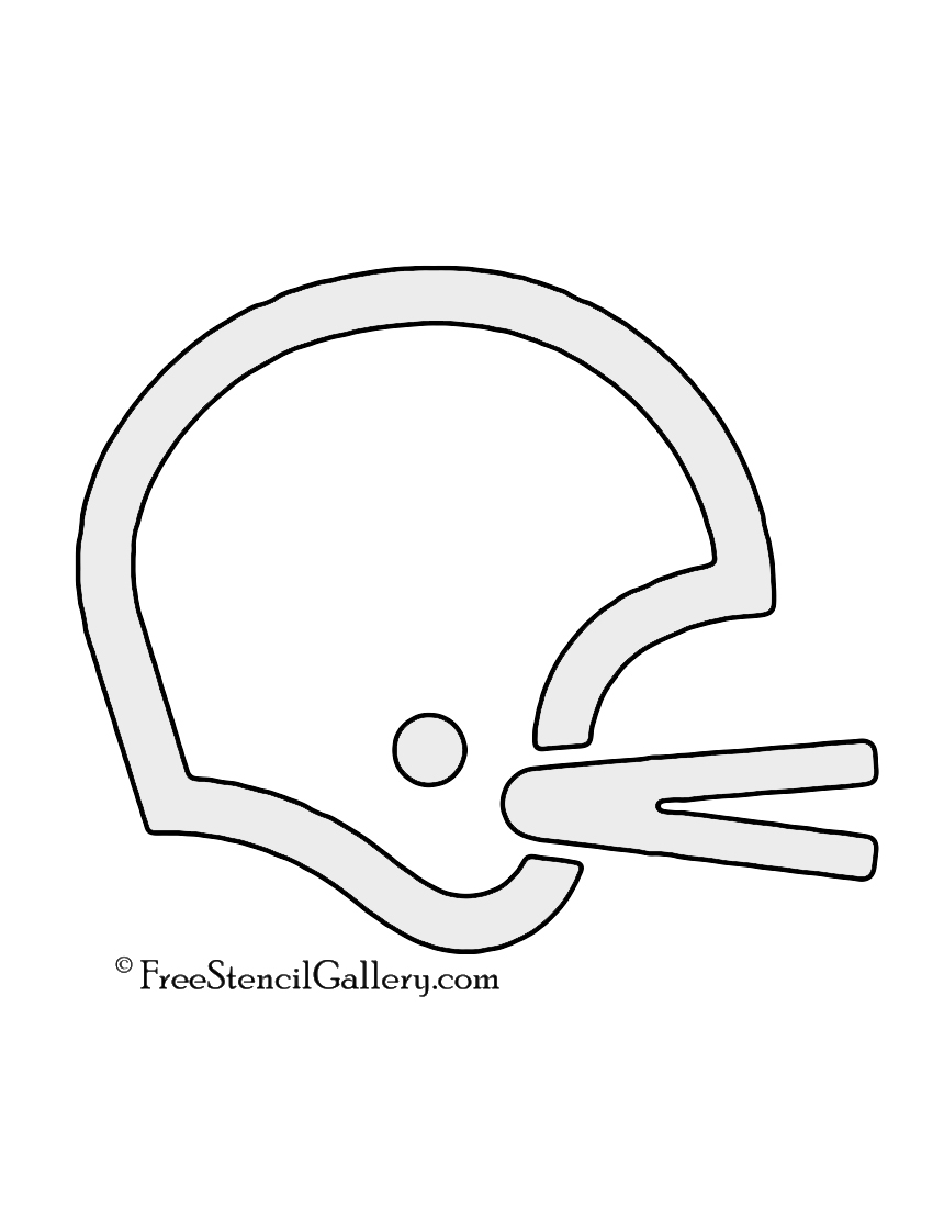 Football Helmet Template Football Helmet Template