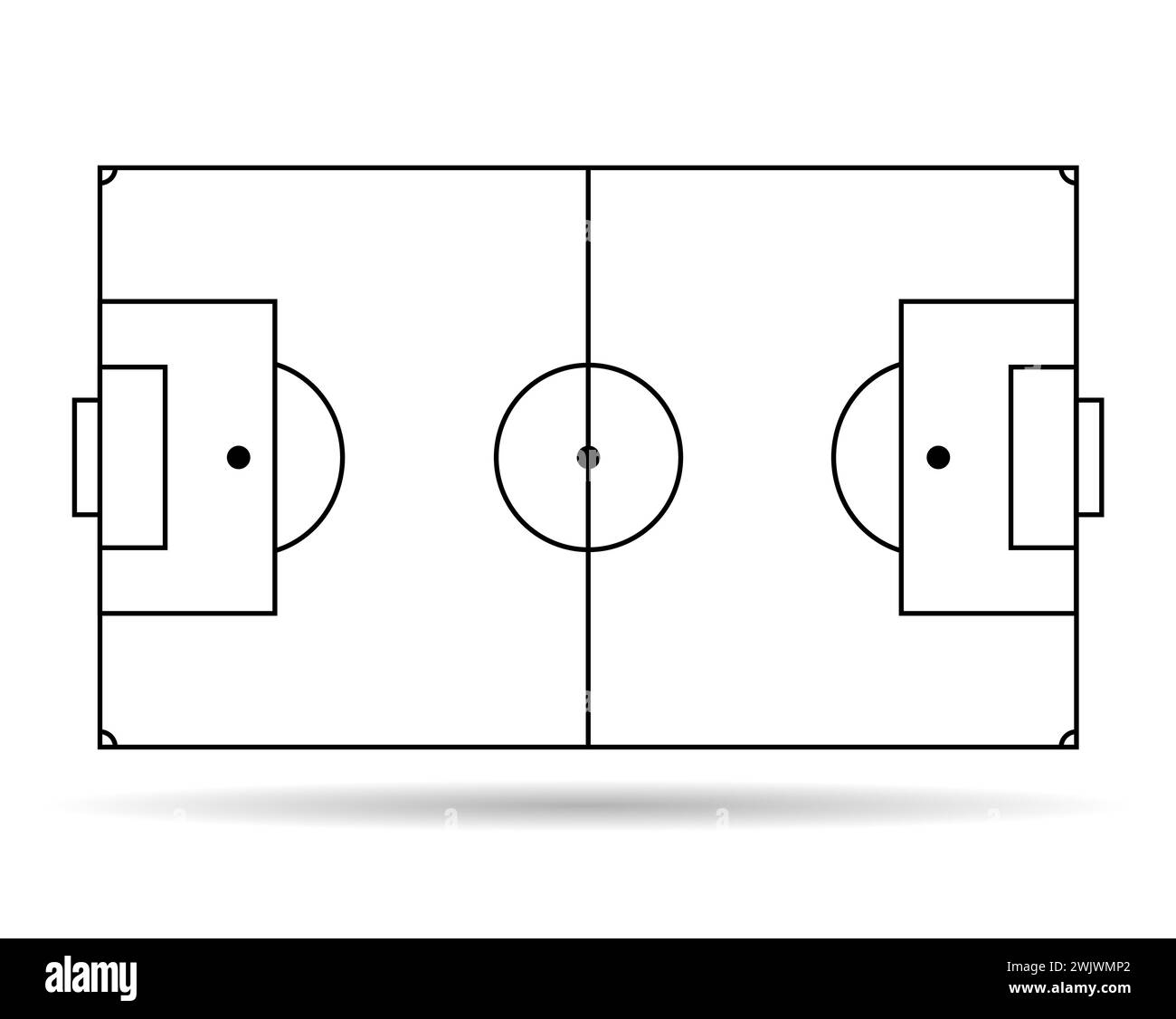 Printable Football Field Template