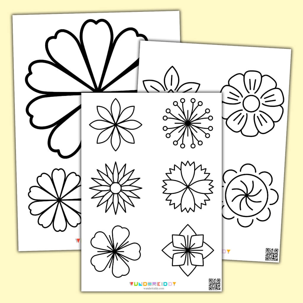 Fr hlingsblumen Vorlagen Zum Ausdrucken Und Ausschneiden PDF