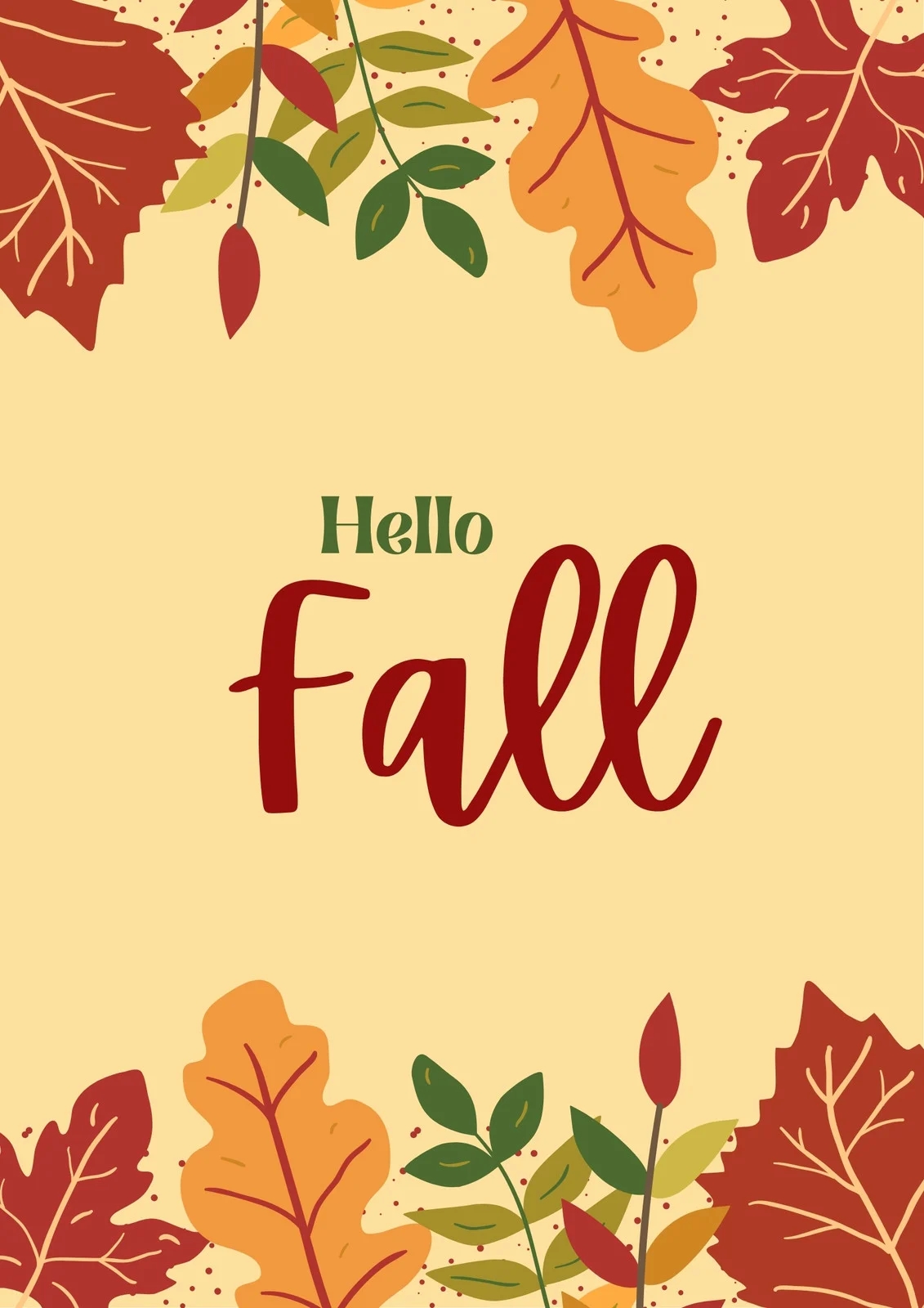 Free And Customizable Fall Templates