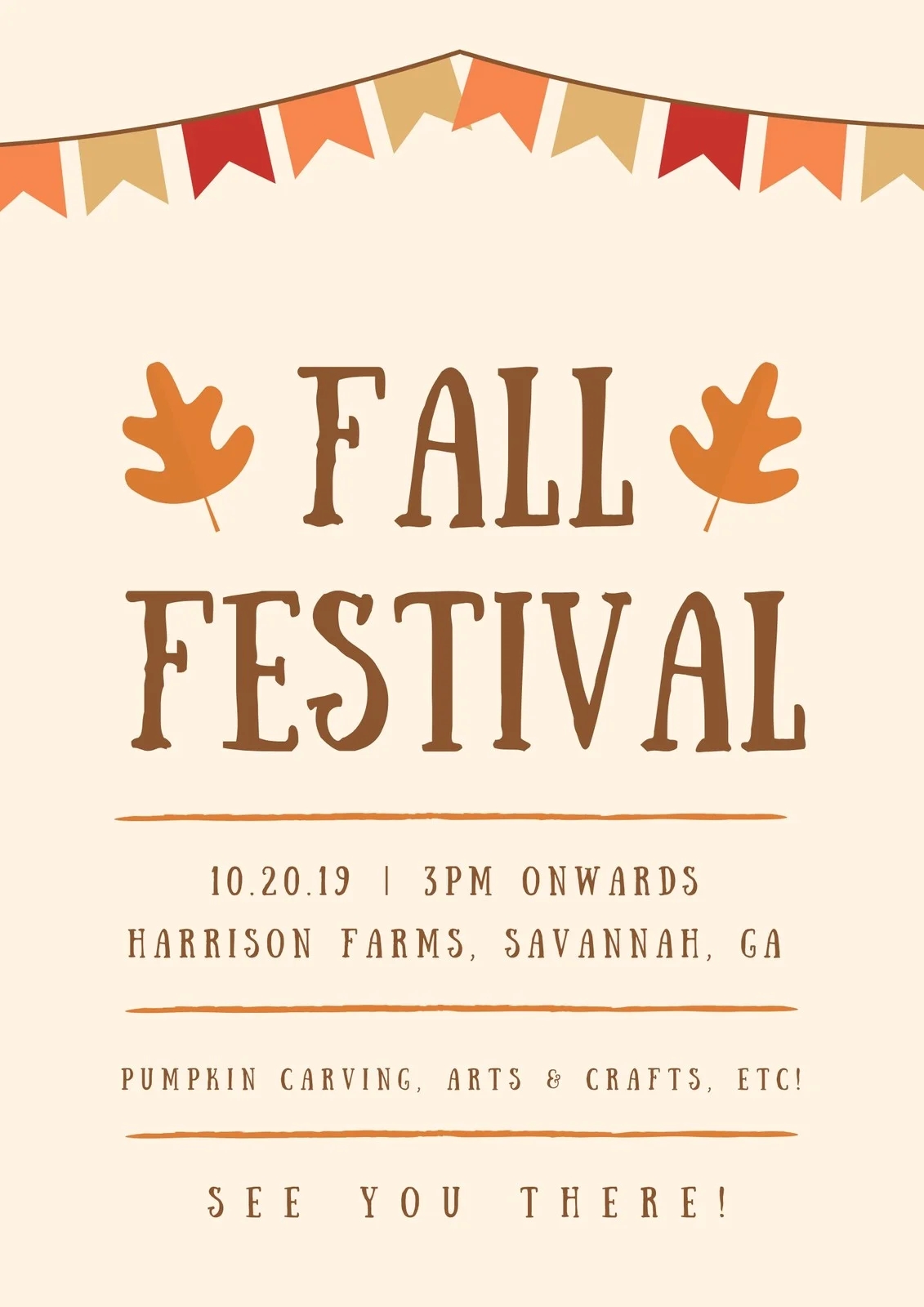 Free And Customizable Fall Templates