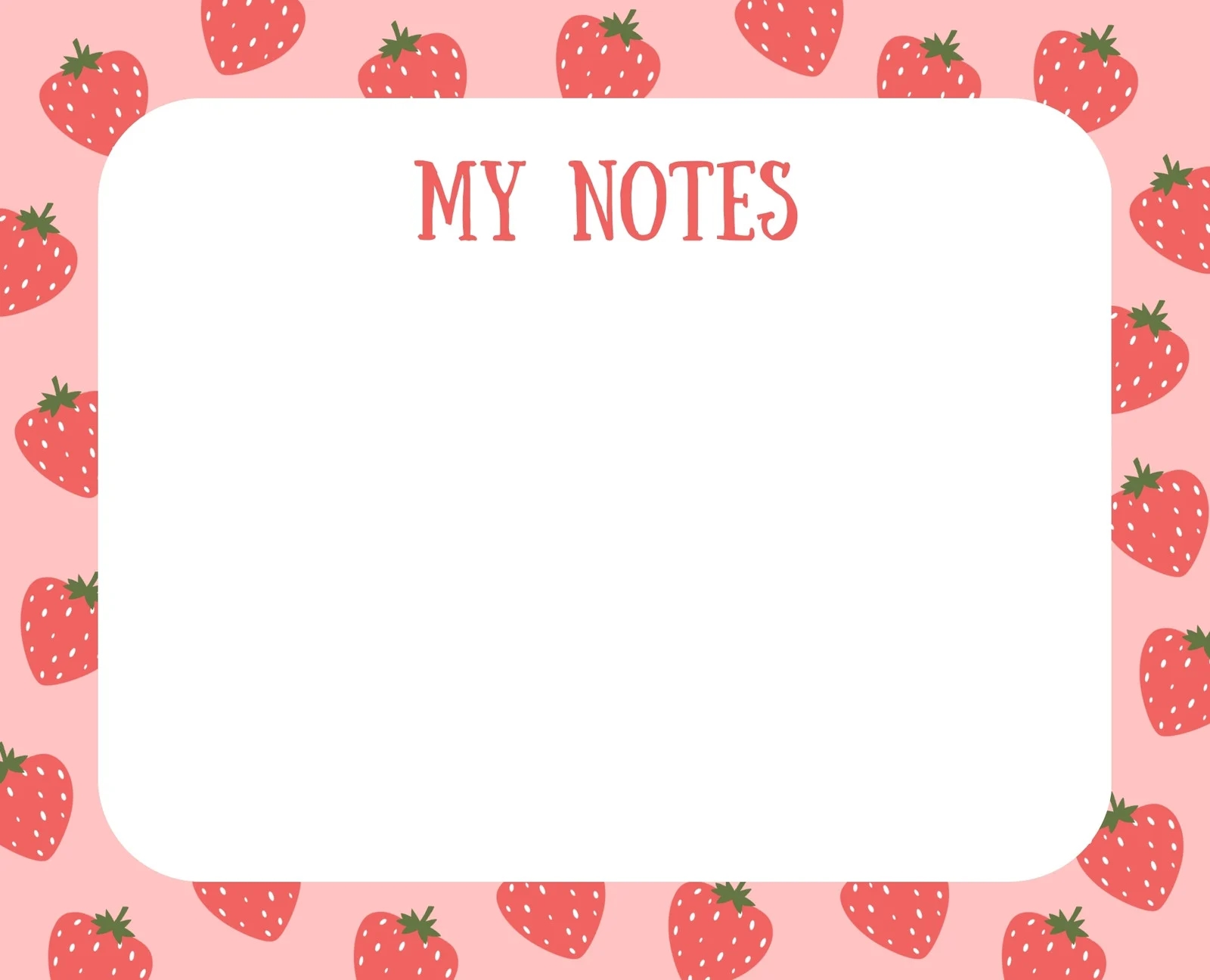 Free And Customizable Strawberry Templates