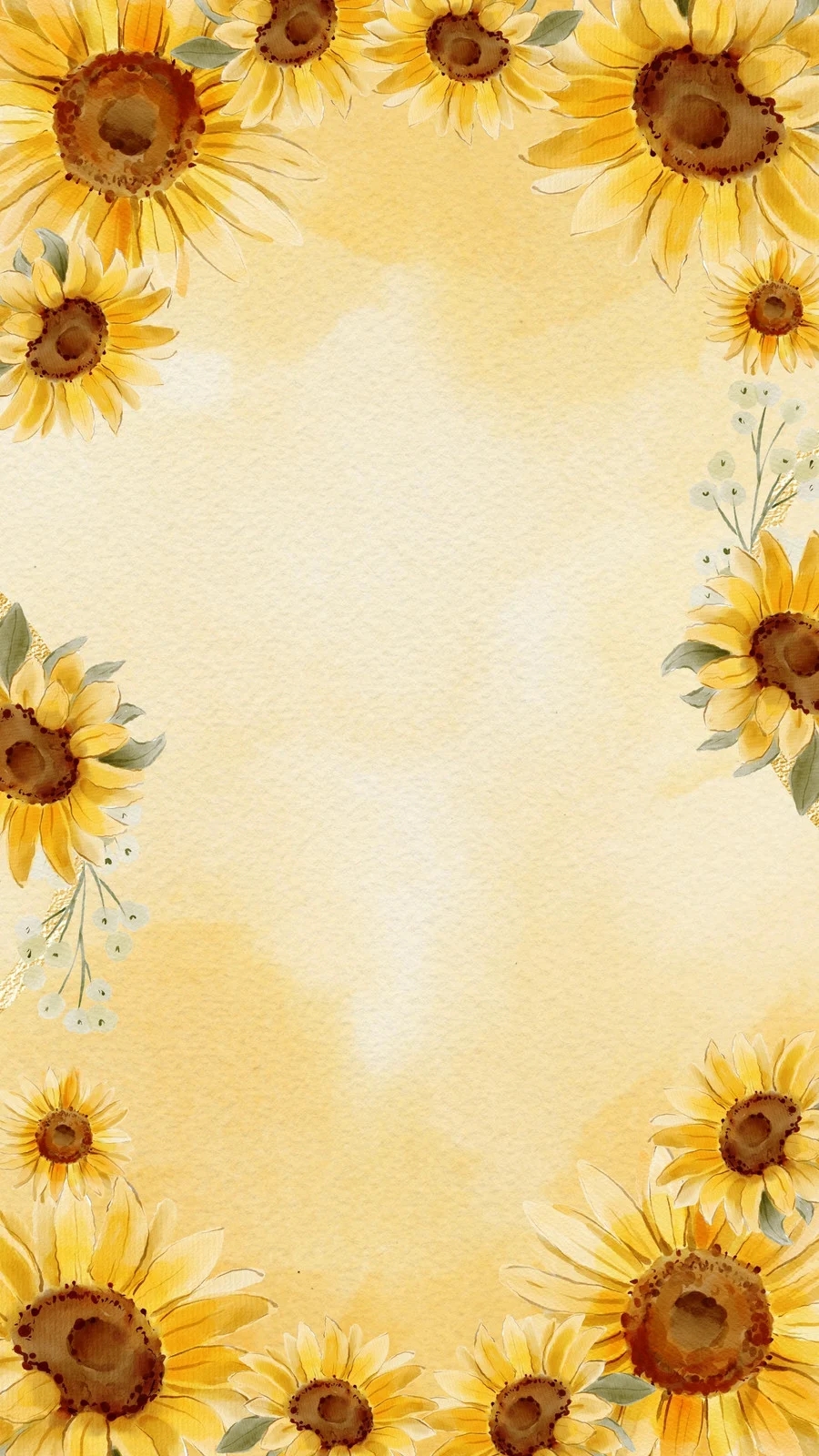 Sunflower Printable Template