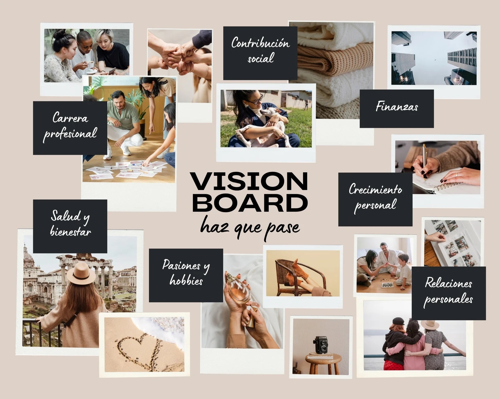 Vision Board Templates Printable