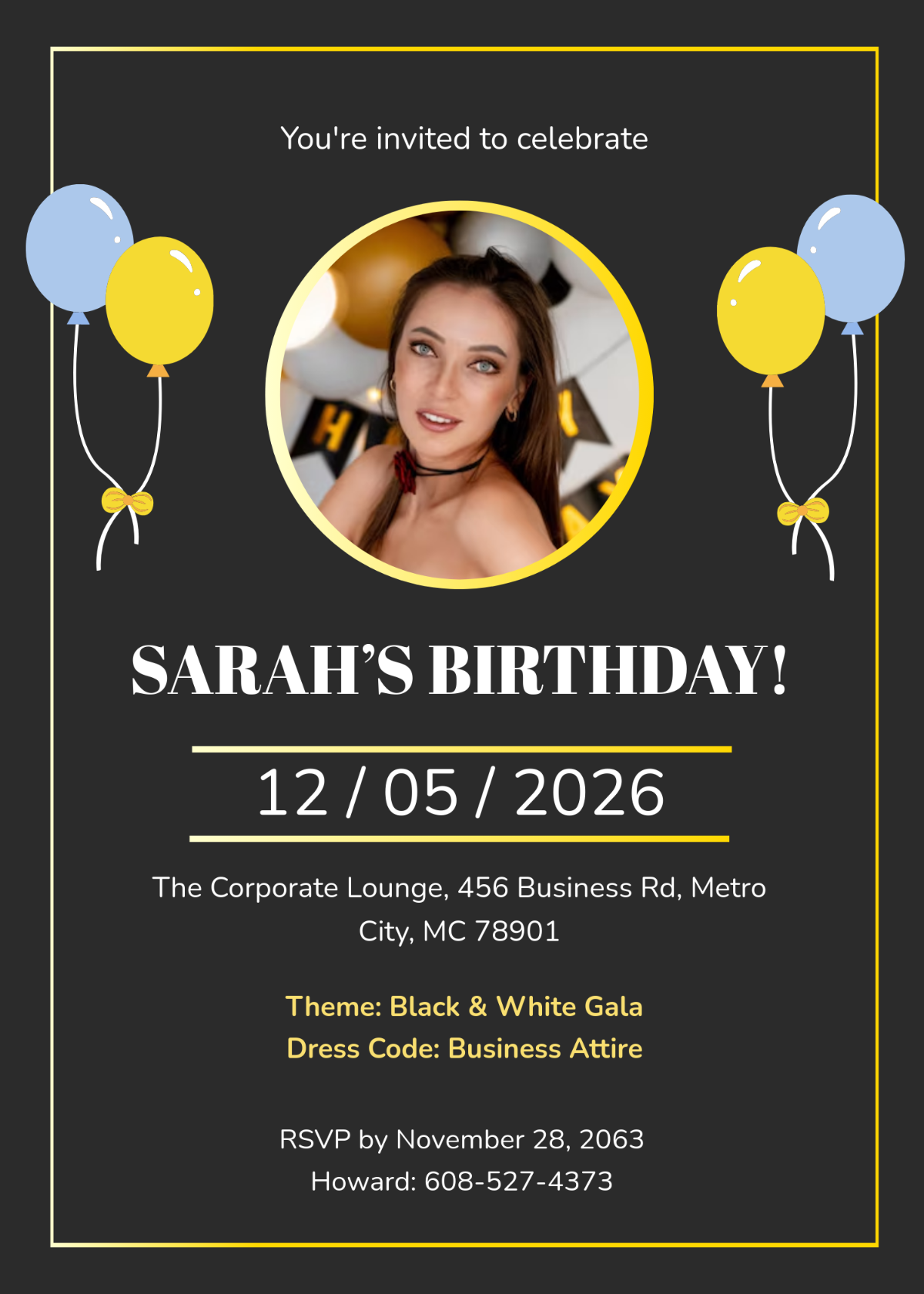 Free Printable Birthday Invitations Templates