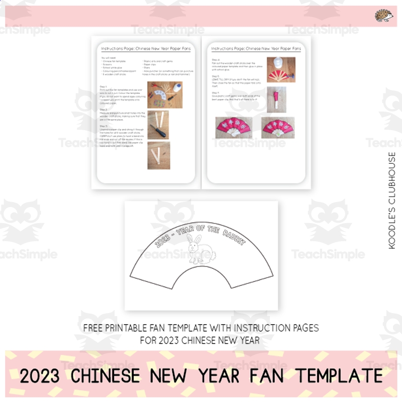 Fan Template Printable
