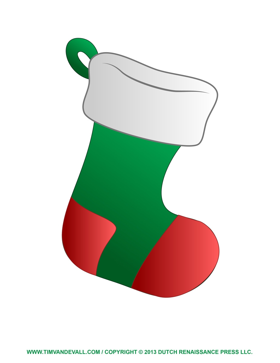 Stocking Template Free Printable
