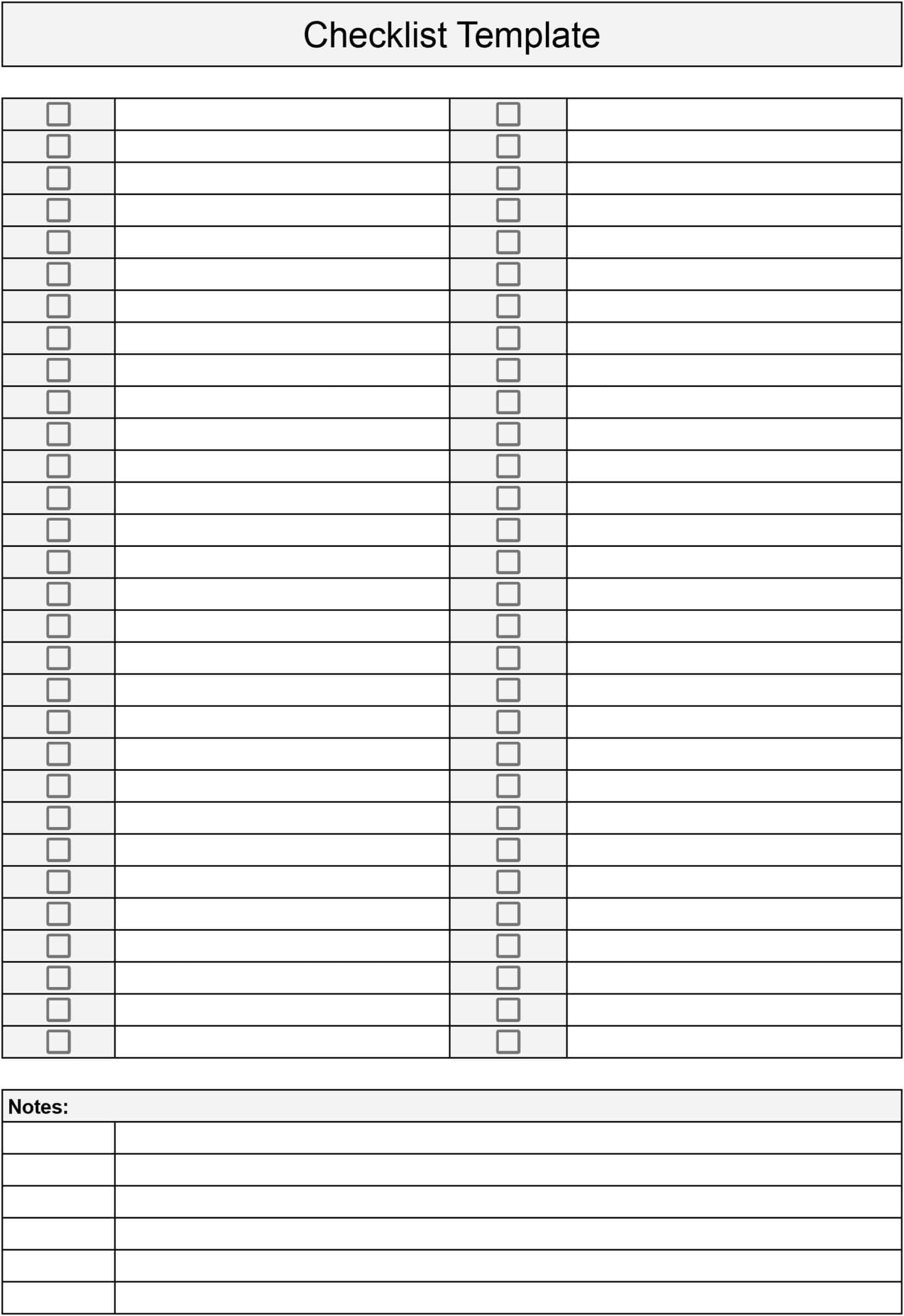 Free Cleaning Checklist Templates Download Print In PDF Free Cleaning Checklist Templates Download Print In PDF