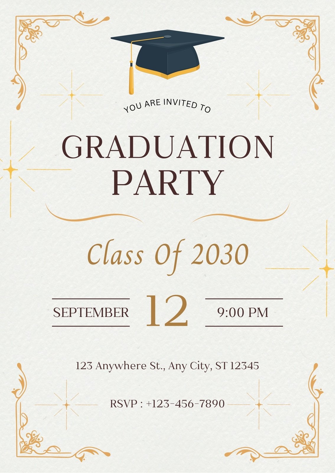 Free Printable Graduation Announcement Templates