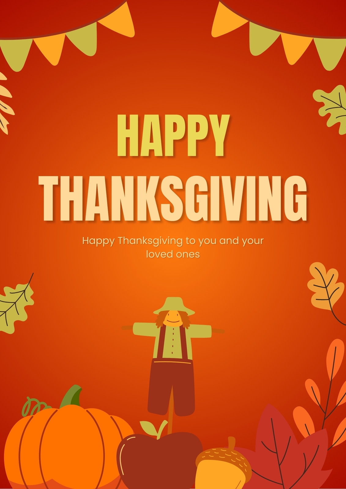 Free Custom Printable Thanksgiving Poster Templates
