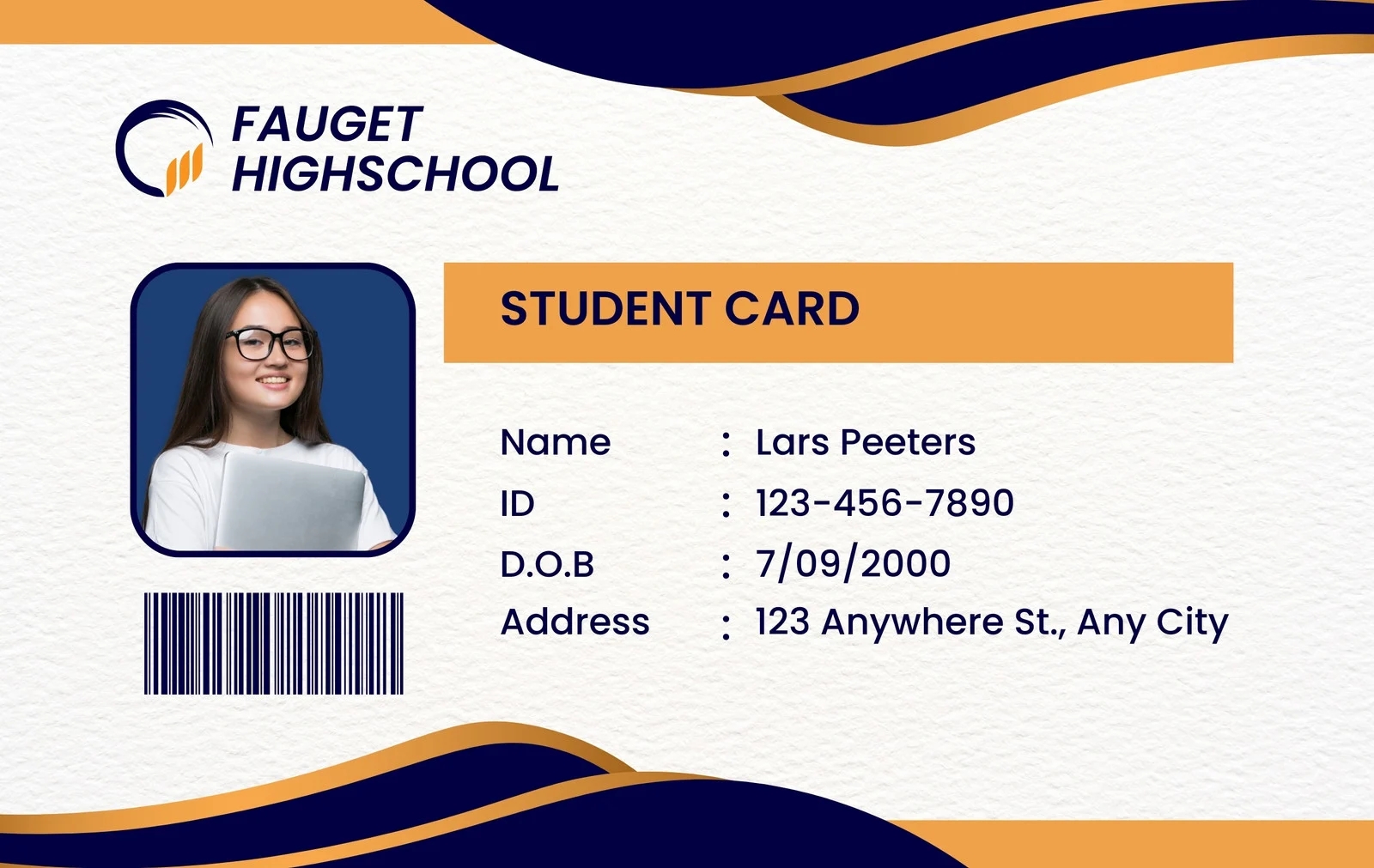 Free Customizable Professional ID Card Templates Canva