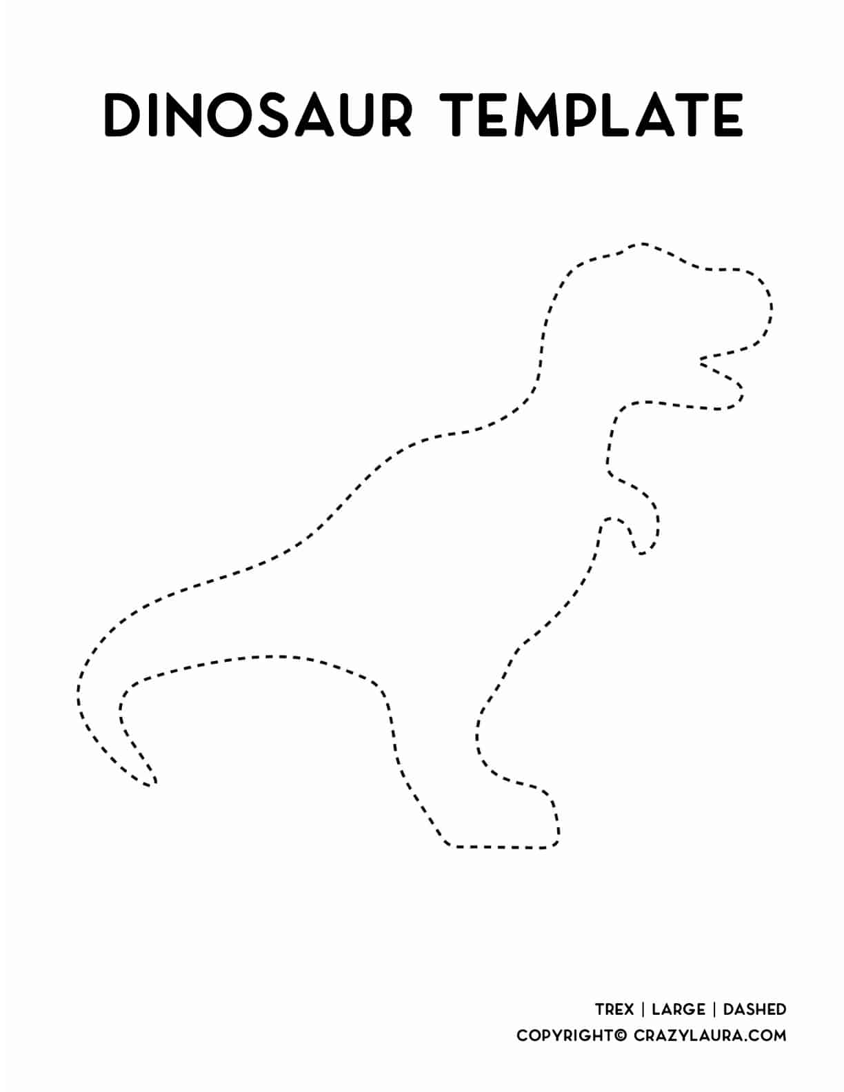 Free Dinosaur Template Printable Stencil For 2025 Crazy Laura Free Dinosaur Template Printable Stencil For 2025 Crazy Laura