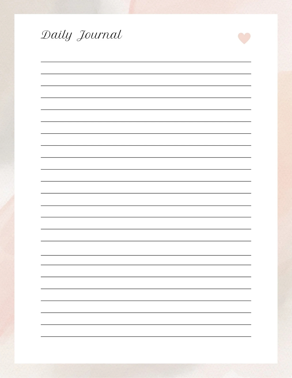Free Editable And Printable Journal Templates Canva