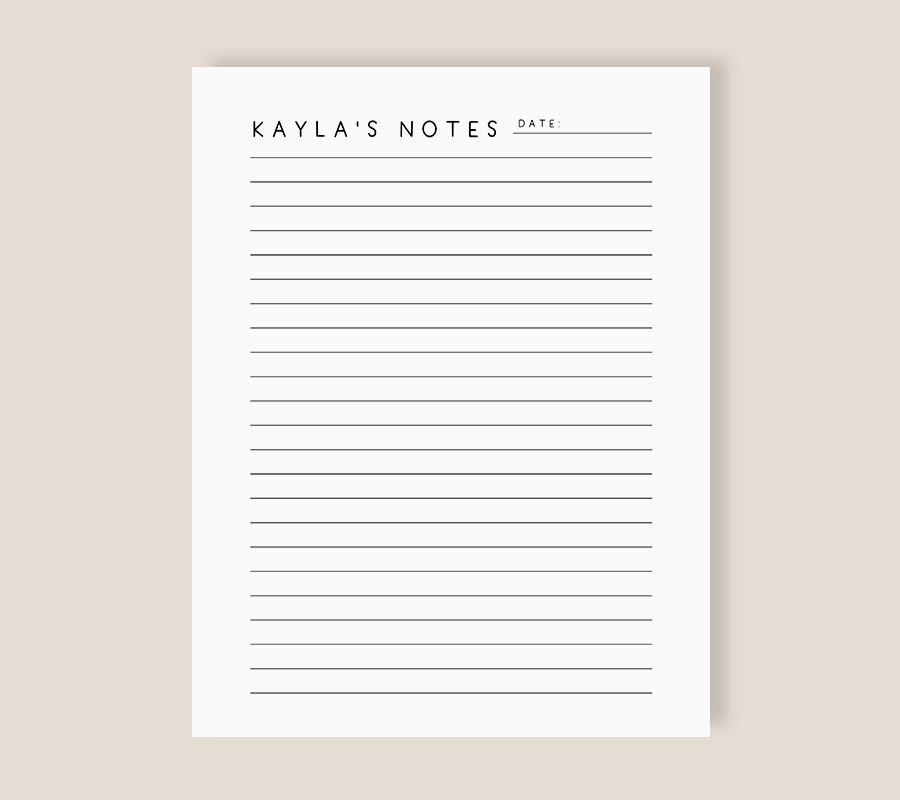 Free Editable Planner Template Notes Editable Printable Instant Download Printable Market