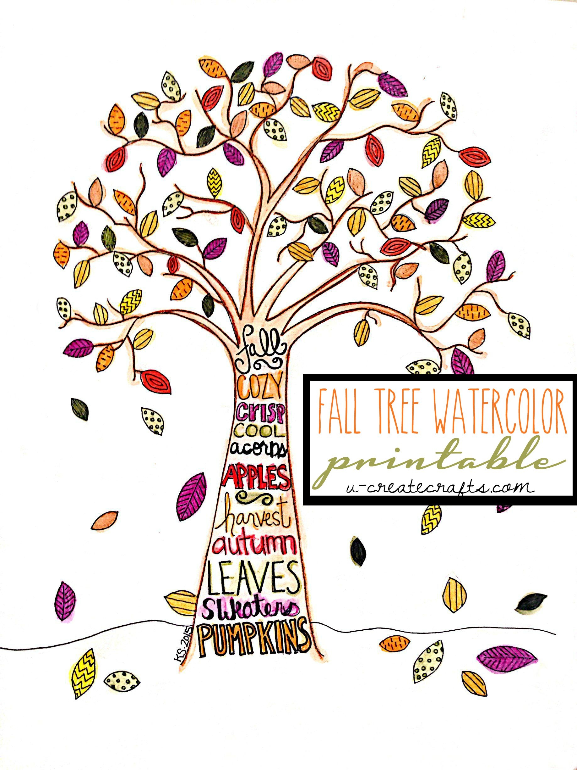 Free Fall Tree Pattern U Create
