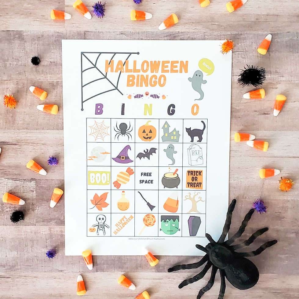 FREE Halloween BINGO Printable Cards Sunshine And Munchkins FREE Halloween BINGO Printable Cards Sunshine And Munchkins