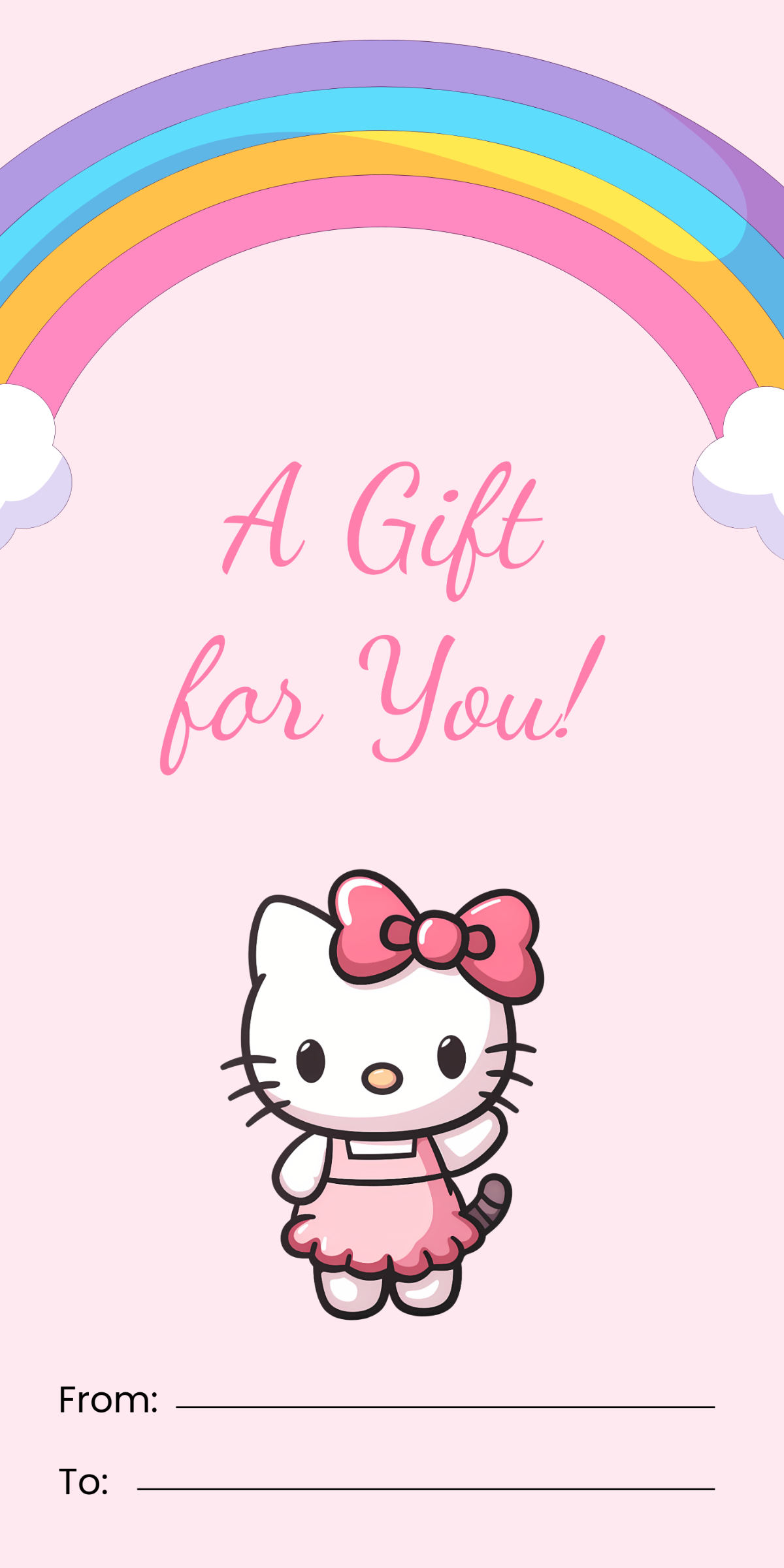 Free Hello Kitty Templates To Edit Online