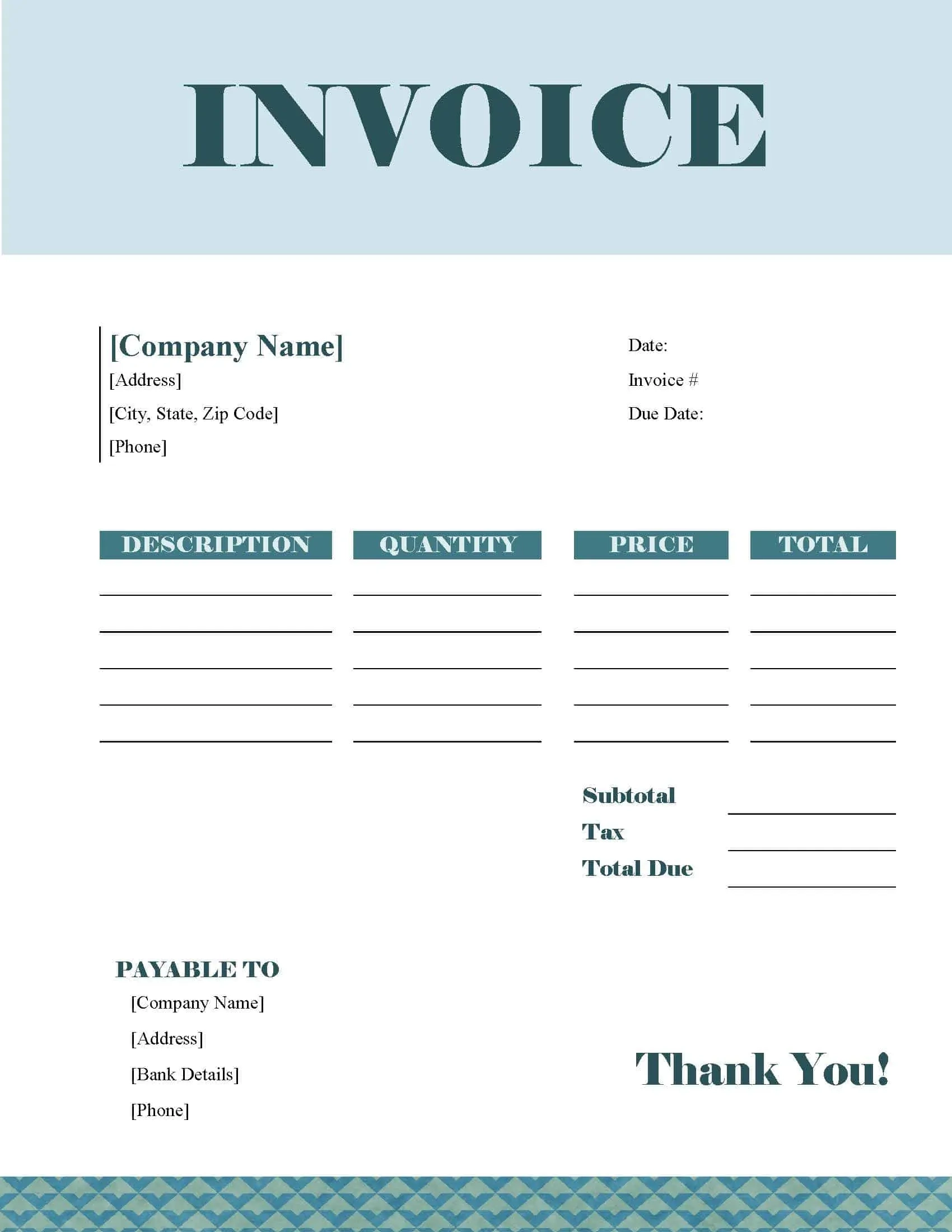 FREE Invoice Templates U0026 Online Invoice Maker