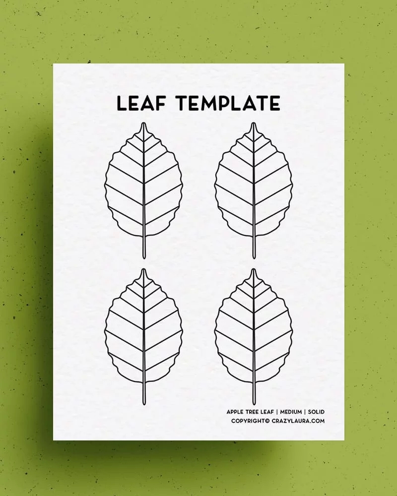 Free Leaf Template U0026 Printable Stencils For