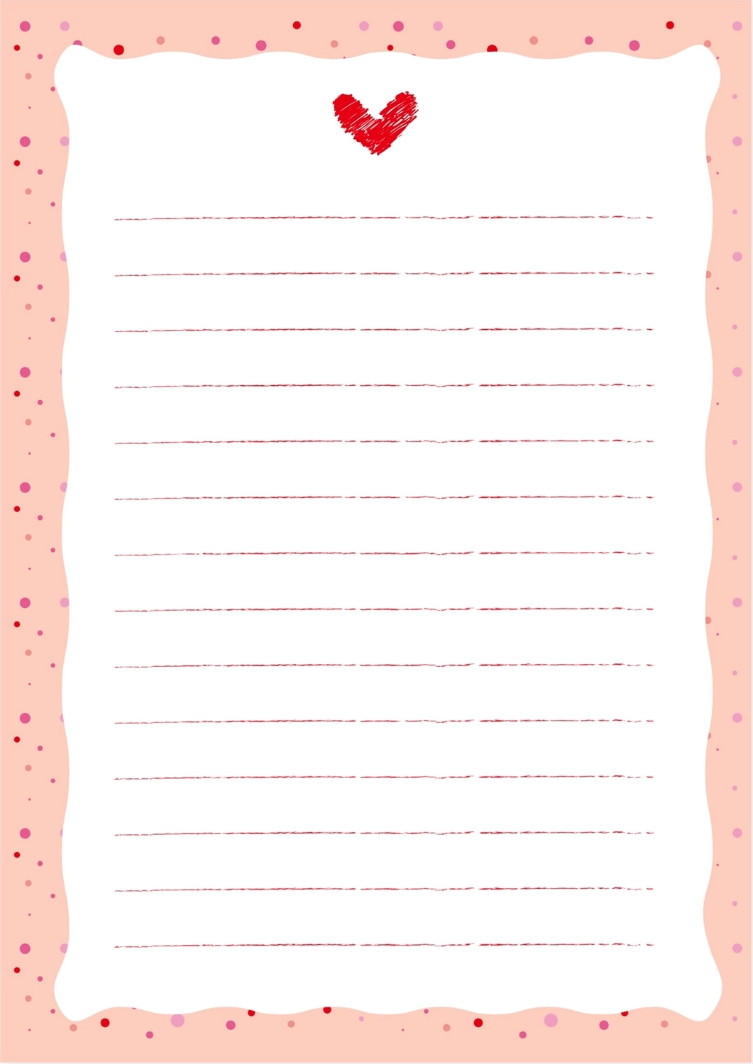 Love Letter Template Printable