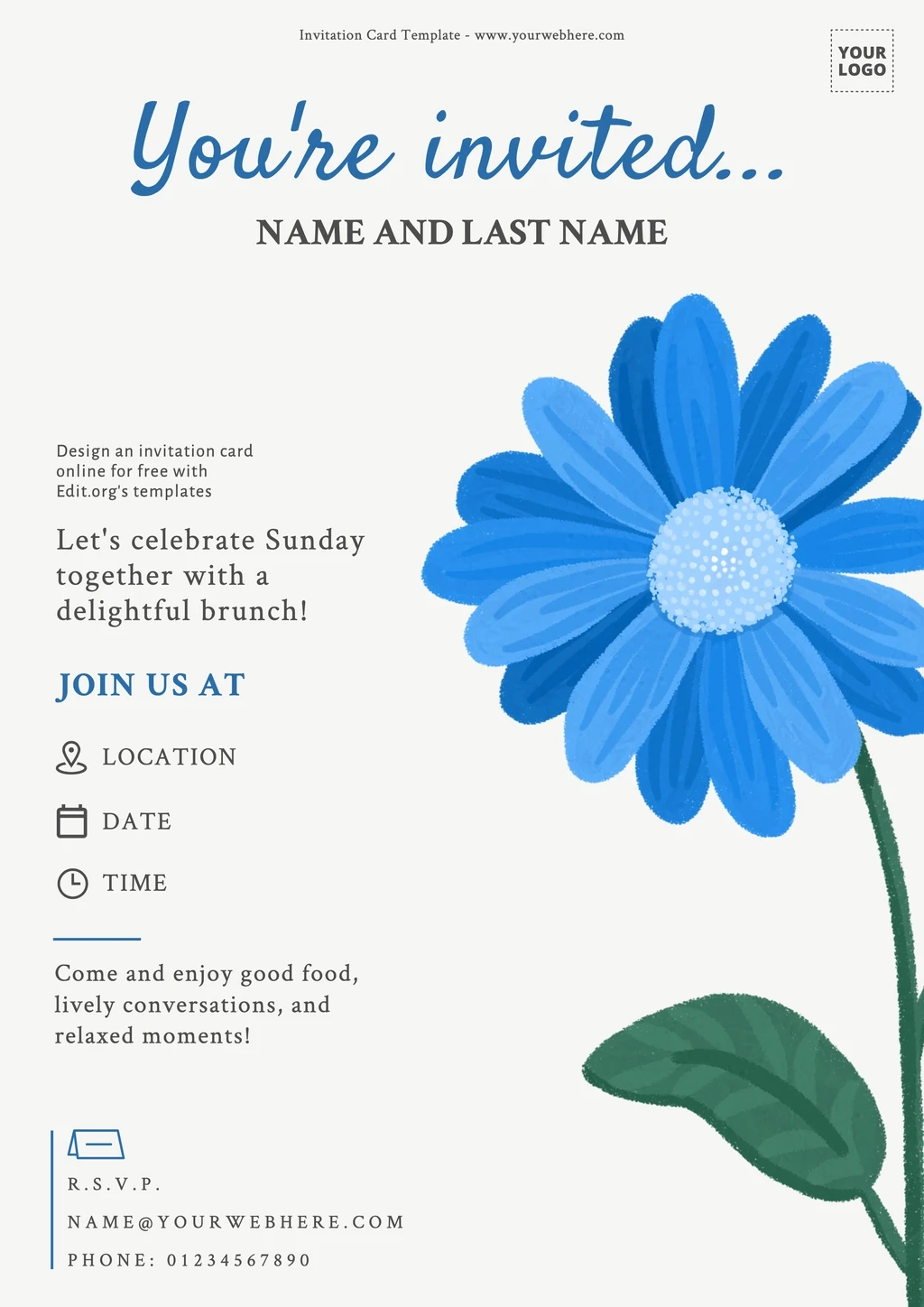 Free Printable Templates For Invitations