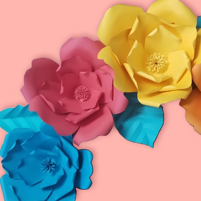 Paper Rose Printable Template