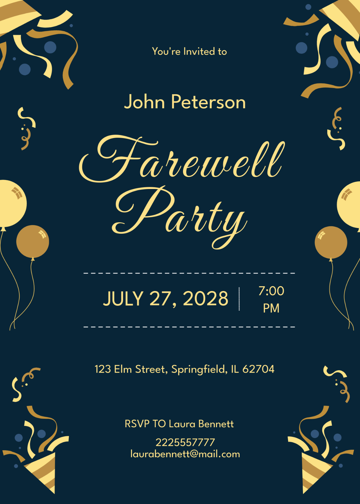 Free Printable Party Invitation Templates