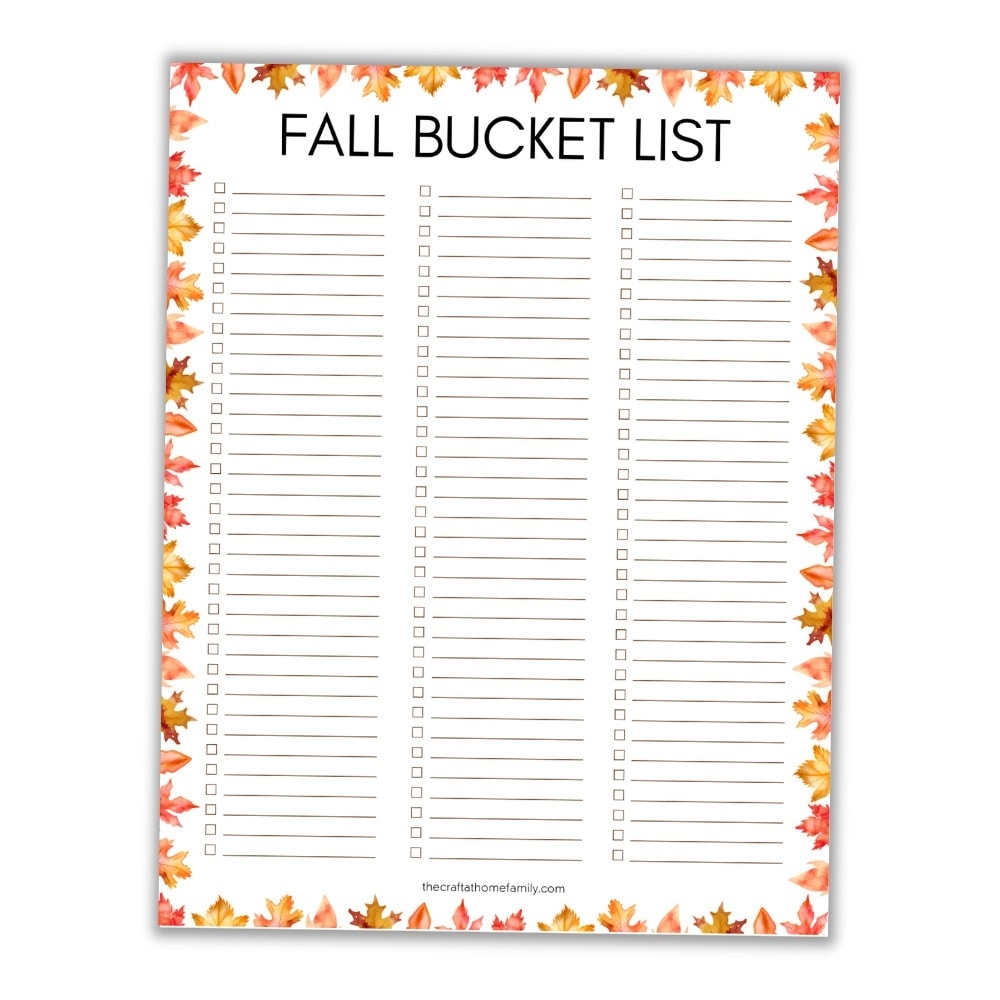 Fall Printable Templates