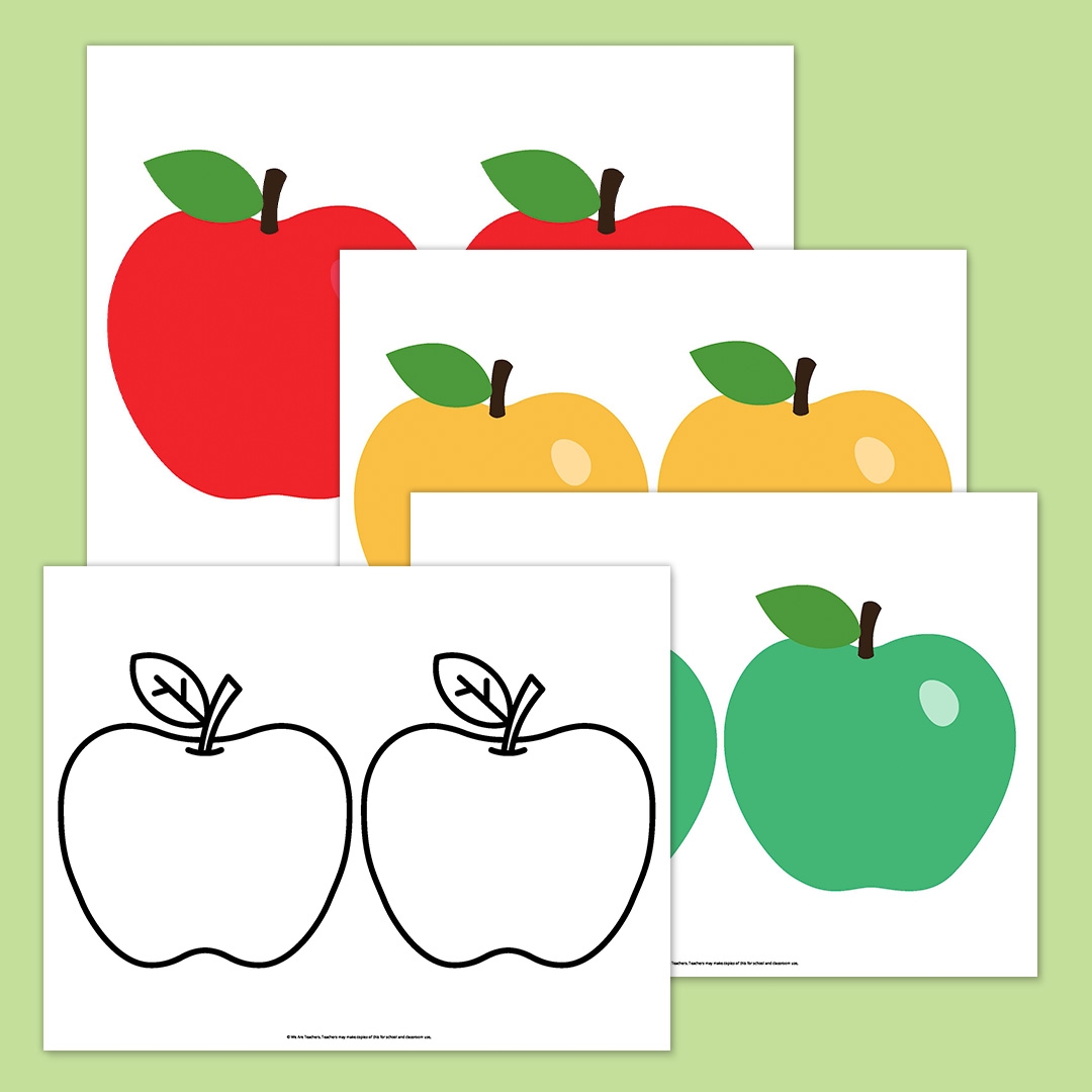 Free Printable Apple Template Bundle