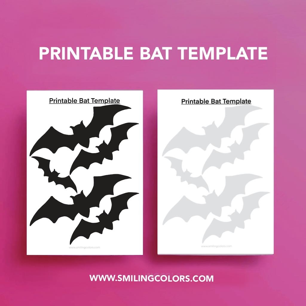 Bat Printable Template