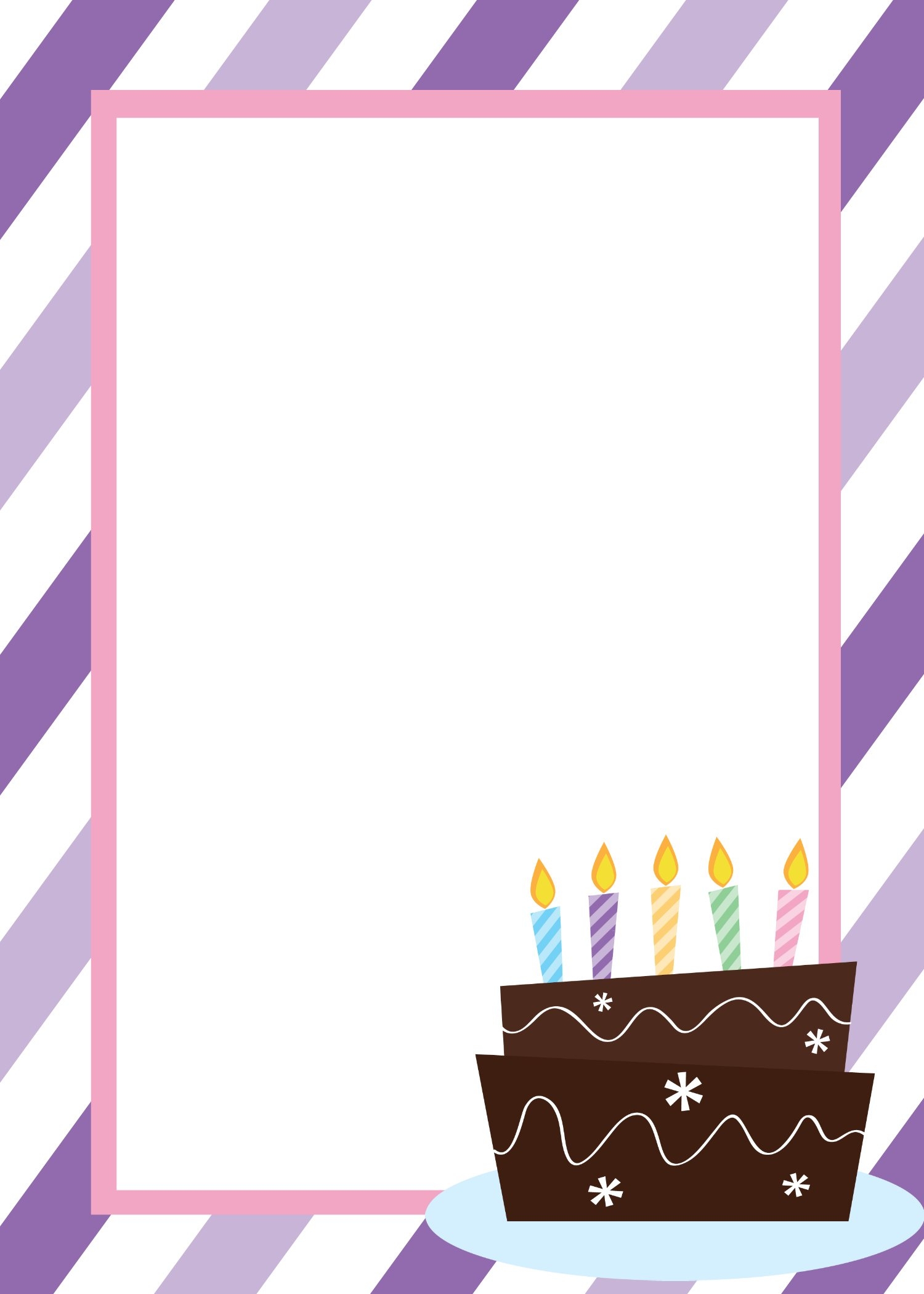 Birthday Templates Printable